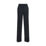 Pantalon décontracté en laine noire Tom Ford Oves Aries