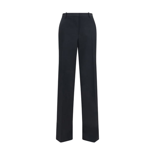 Pantalon décontracté en laine noire Tom Ford Oves Aries