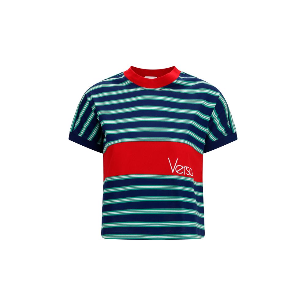 T-shirt en coton multicolore Versace