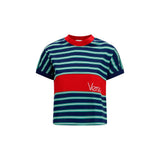 T-shirt en coton multicolore Versace