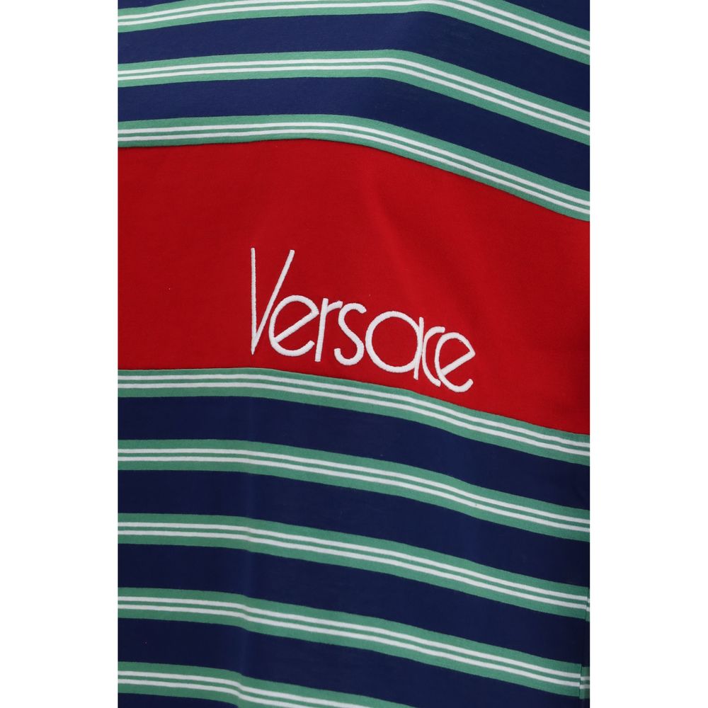 T-shirt en coton multicolore Versace