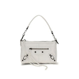 Sac à main Balenciaga en cuir d'agneau blanc