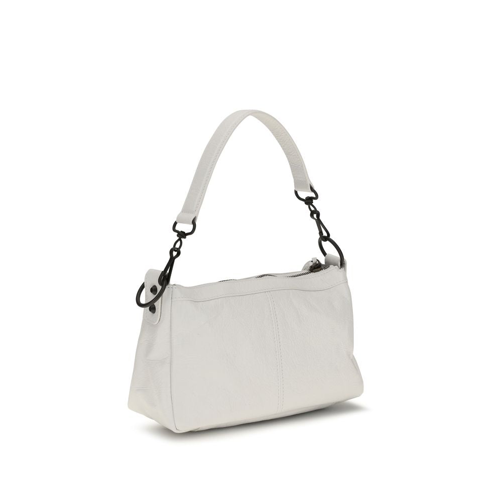 Sac à main Balenciaga en cuir d'agneau blanc
