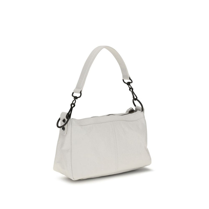 Sac à main Balenciaga en cuir d'agneau blanc
