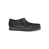 Baskets en cuir noir pour hommes Clarks