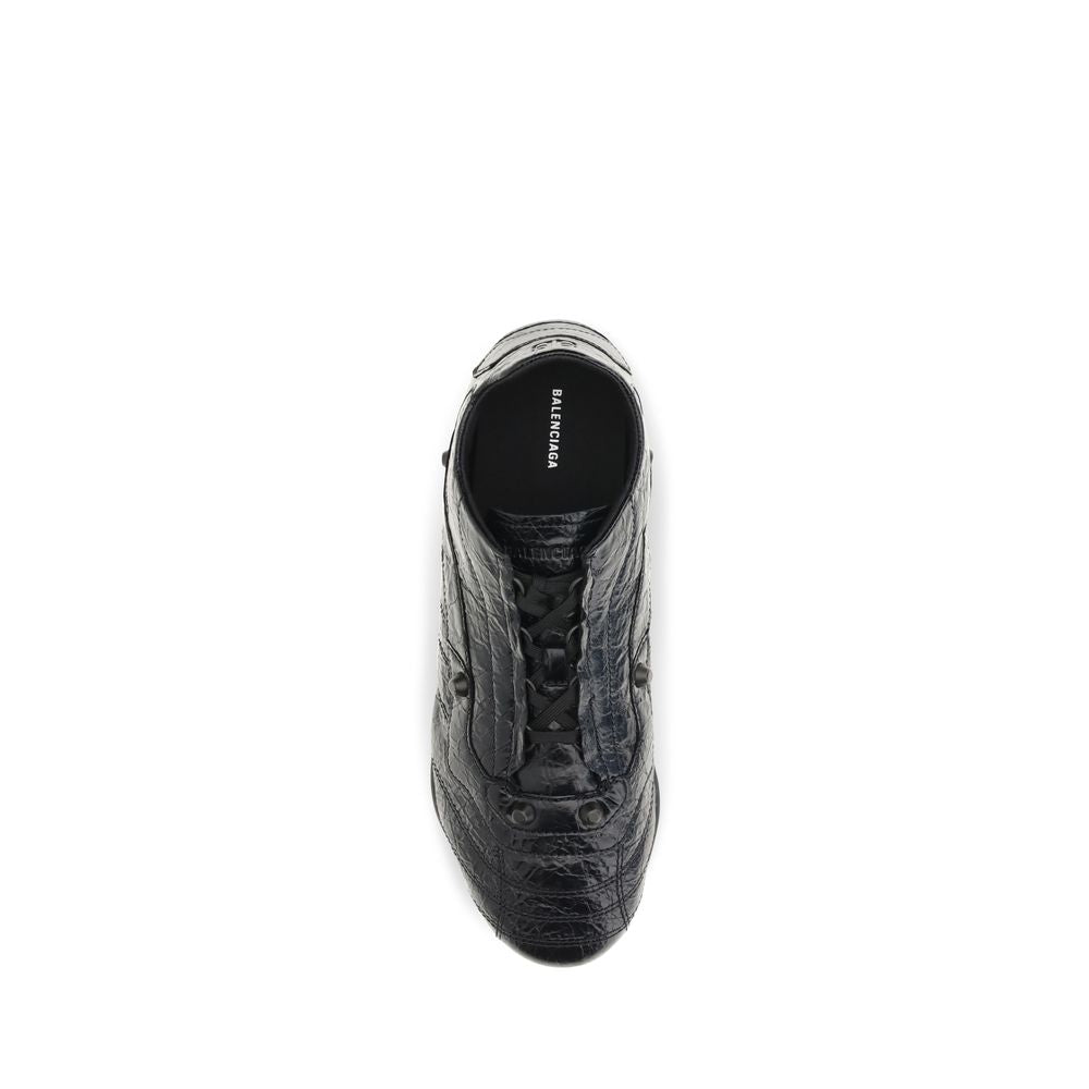 Baskets athlétiques Balenciaga Bos Taurus en cuir de veau noir