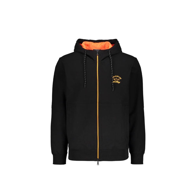 Sweat-shirt en coton noir Paul & Shark