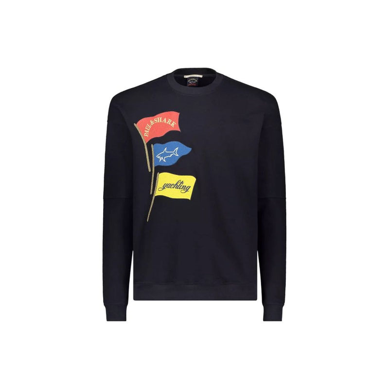 Sweat-shirt en coton bleu Paul & Shark