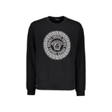 Sweat-shirt Versace en coton noir