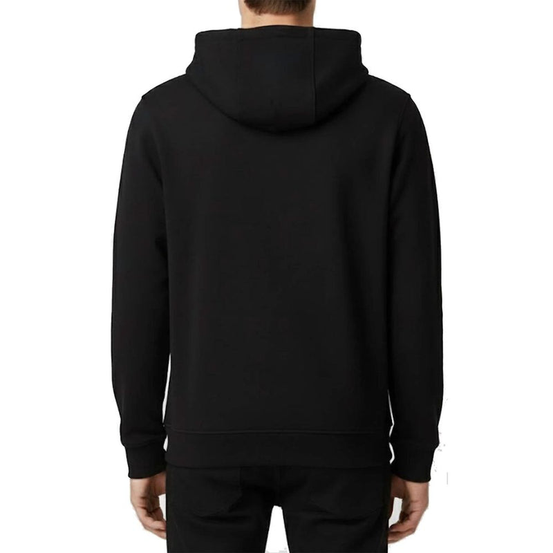 Sweat à capuche en coton noir Versace