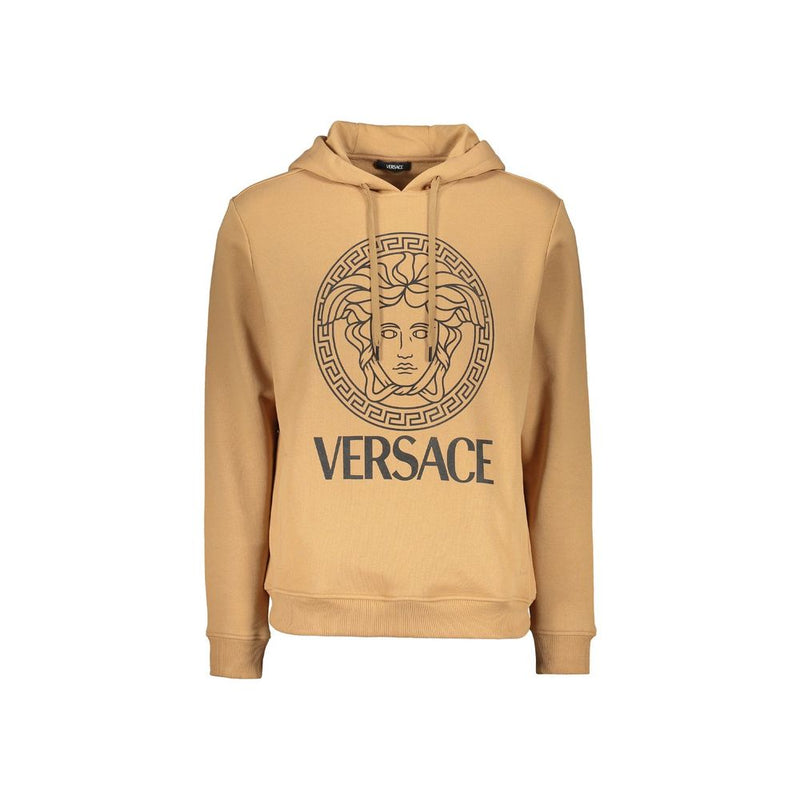 Sweat-shirt en coton marron Versace