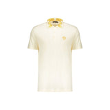 Versace Bicolor Cotton Polo Shirt