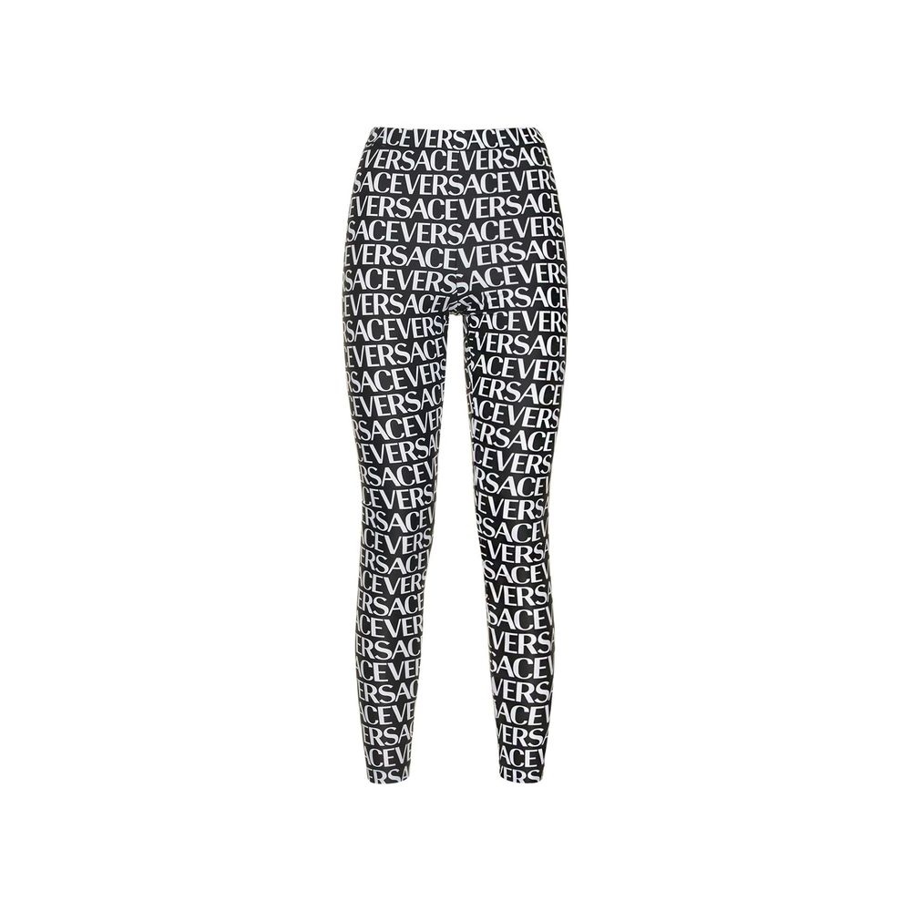 Leggings en Élastane Noir Versace pour Femme