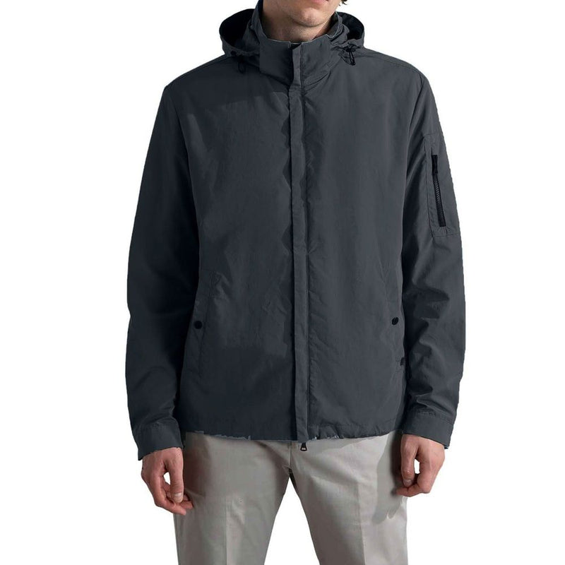 Blouson Paul & Shark en nylon gris