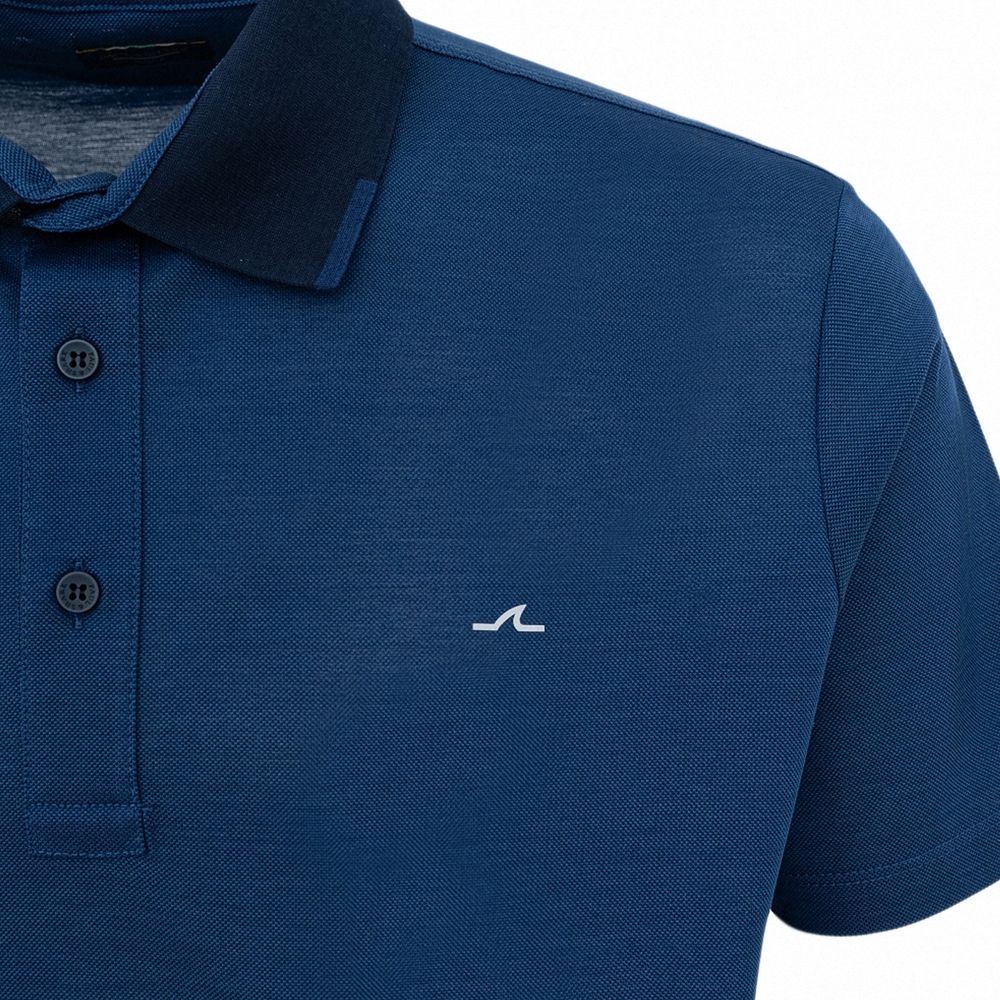 Polo Paul & Shark en coton bleu