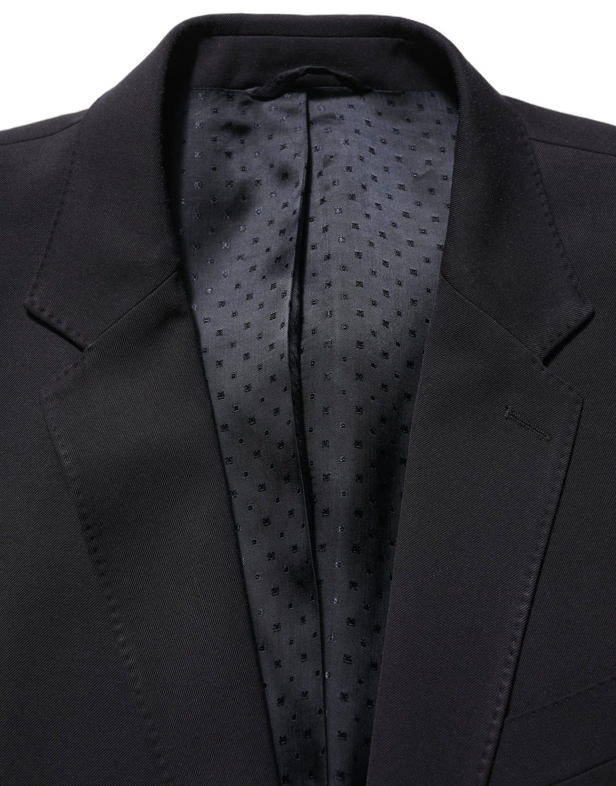 Dolce & Gabbana Dark Blue Wool Slim Fit Formal Men 2 Piece Suit