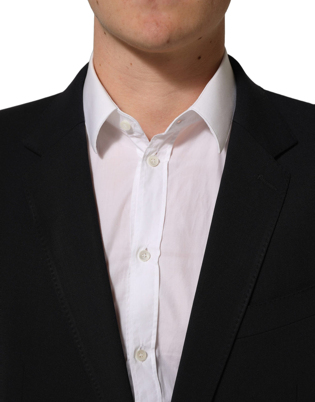 Dolce & Gabbana Dark Blue Wool Slim Fit Formal Men 2 Piece Suit