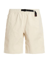 Shorts bermuda en coton beige Gramicci
