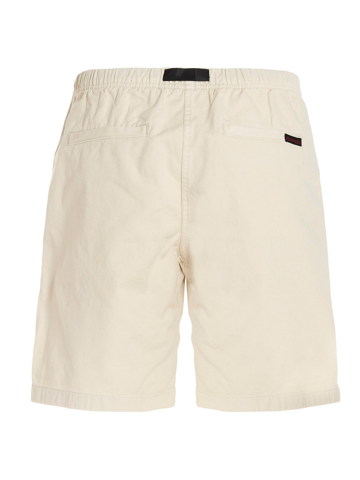 Shorts bermuda en coton beige Gramicci