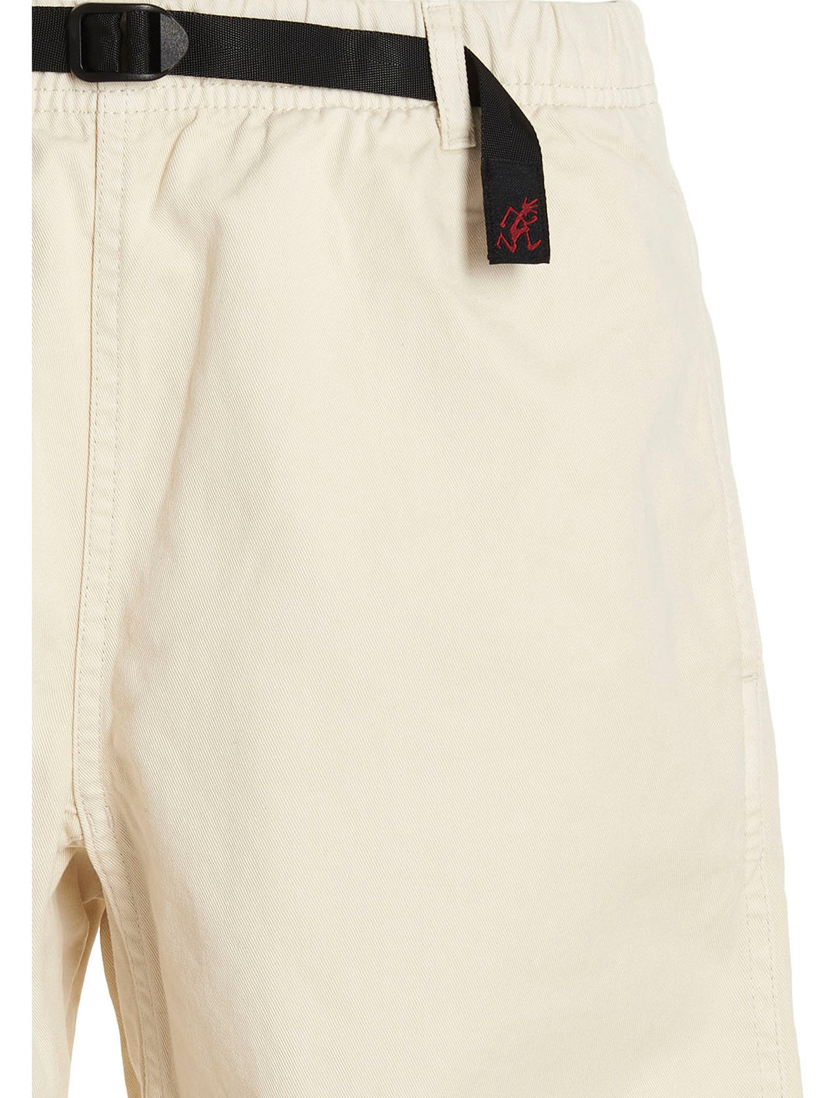 Shorts bermuda en coton beige Gramicci