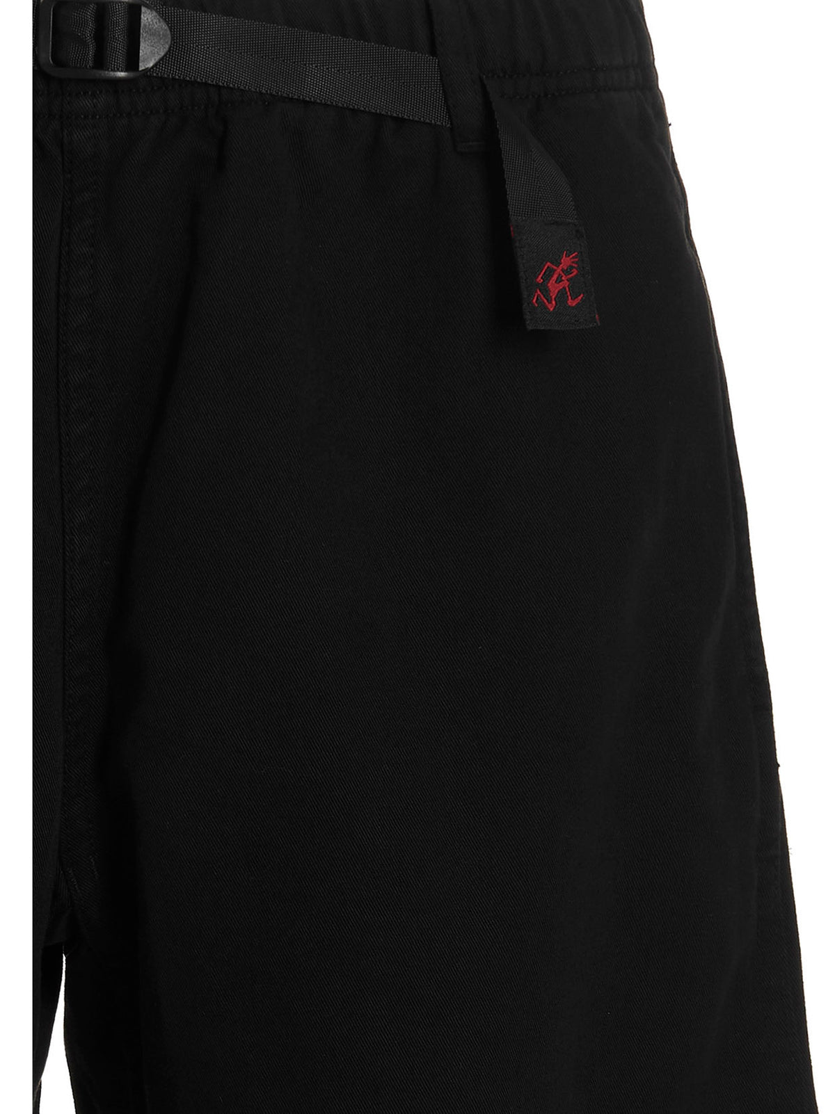 Shorts Bermudes en Coton Noir Gramicci