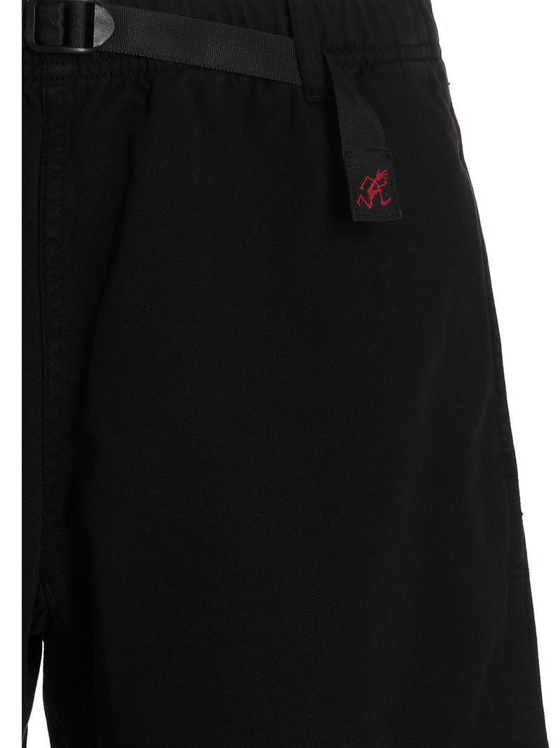 Gramicci Black Cotton Bermuda Shorts