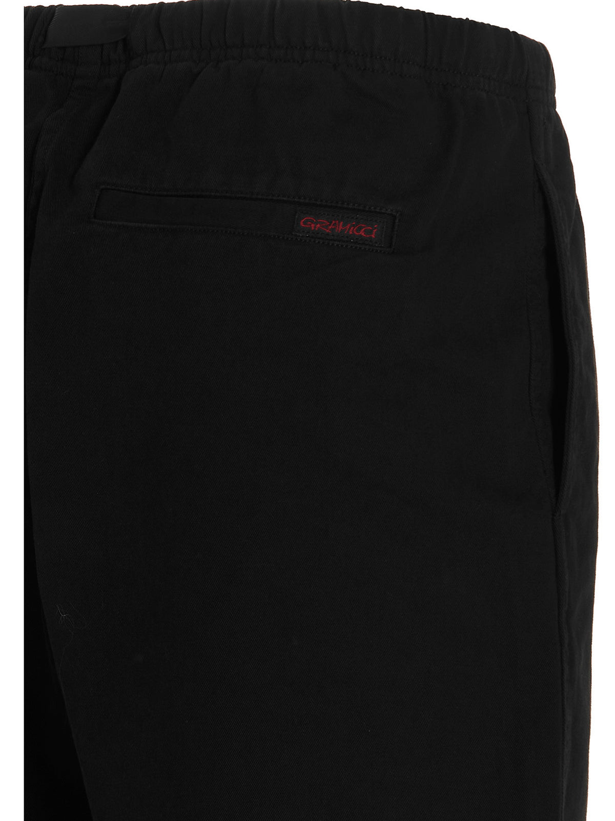 Shorts Bermudes en Coton Noir Gramicci