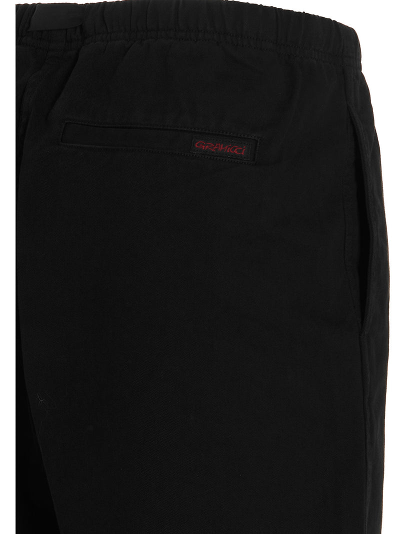 Gramicci Black Cotton Bermuda Shorts