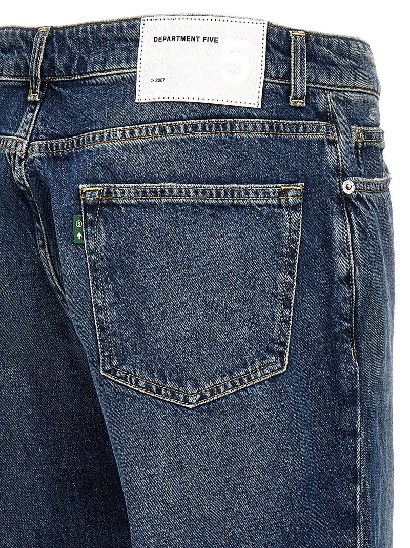 Department 5 Blue Cotton Jeans Denim