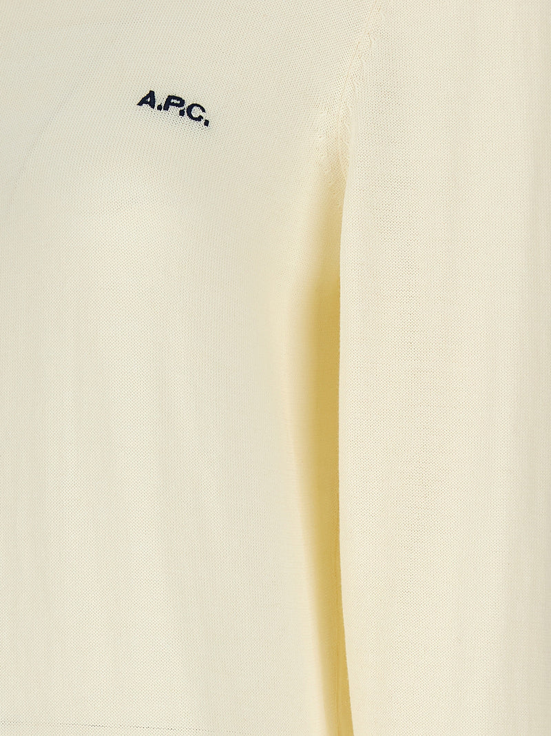 A.P.C. Beige Cotton Cardigan