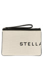 Stella McCartney Beige Cotton Clutch Bag