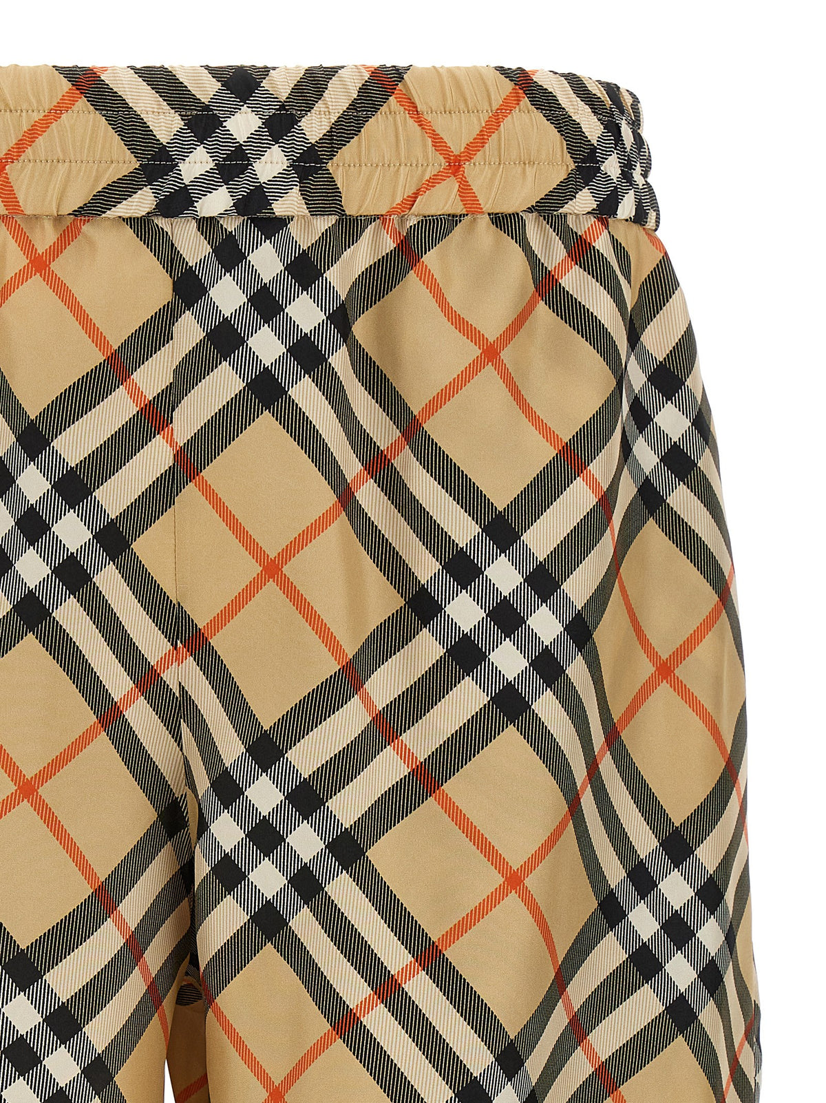 Short en satin beige Burberry