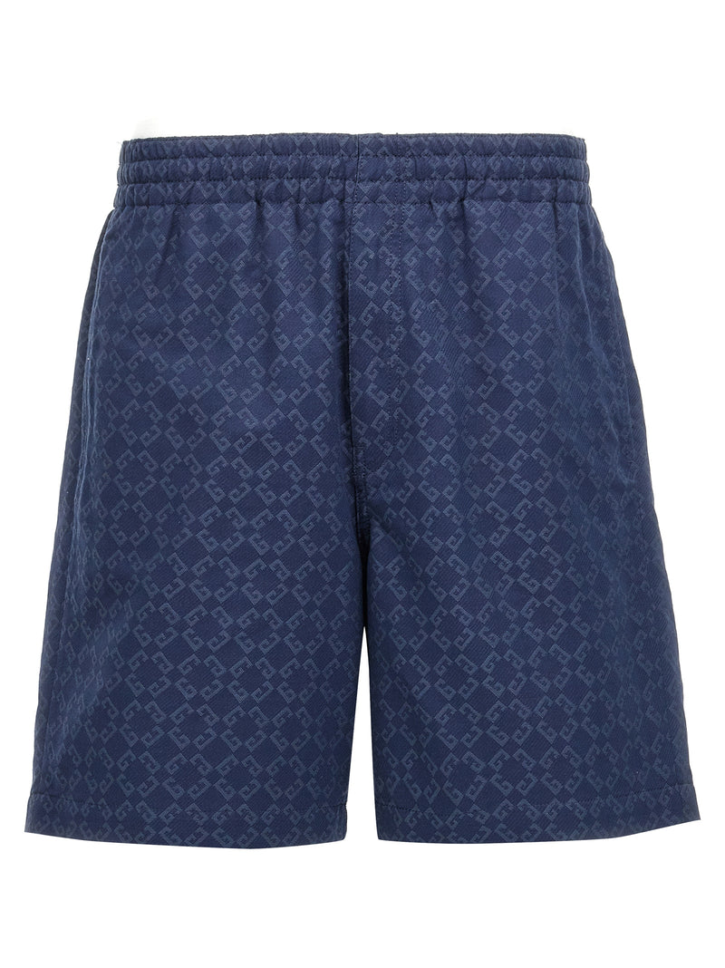 Givenchy Blue Cotton Bermuda Shorts