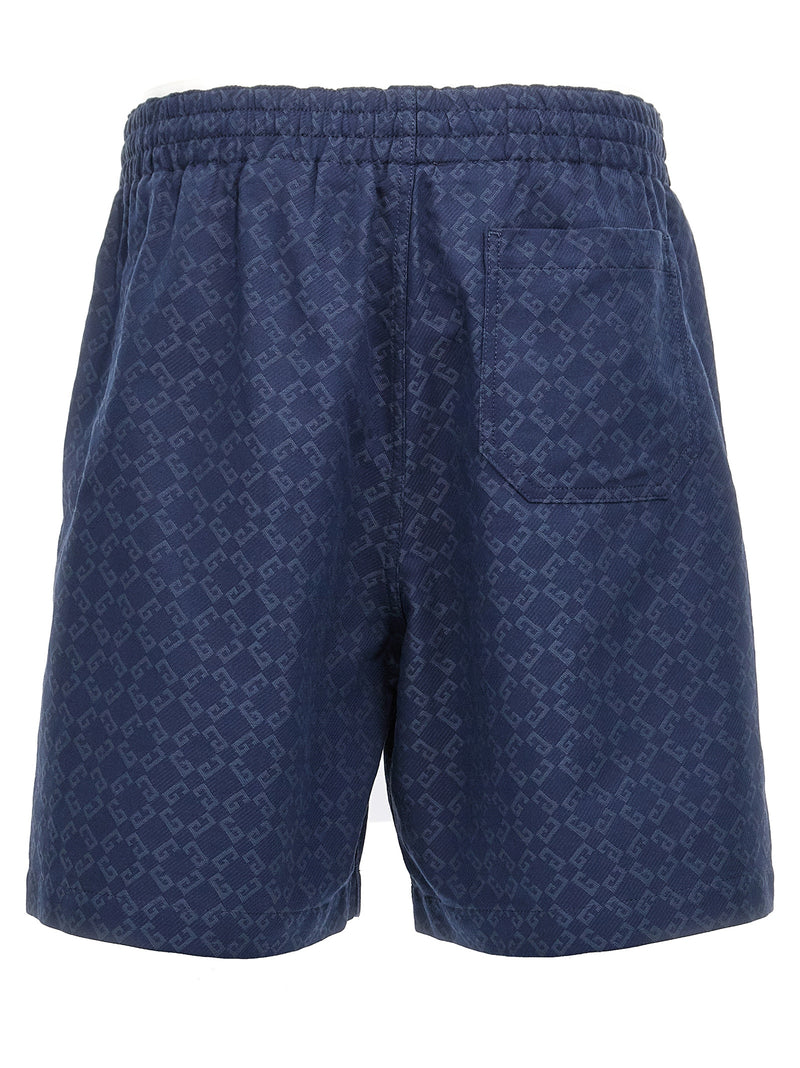 Givenchy Blue Cotton Bermuda Shorts