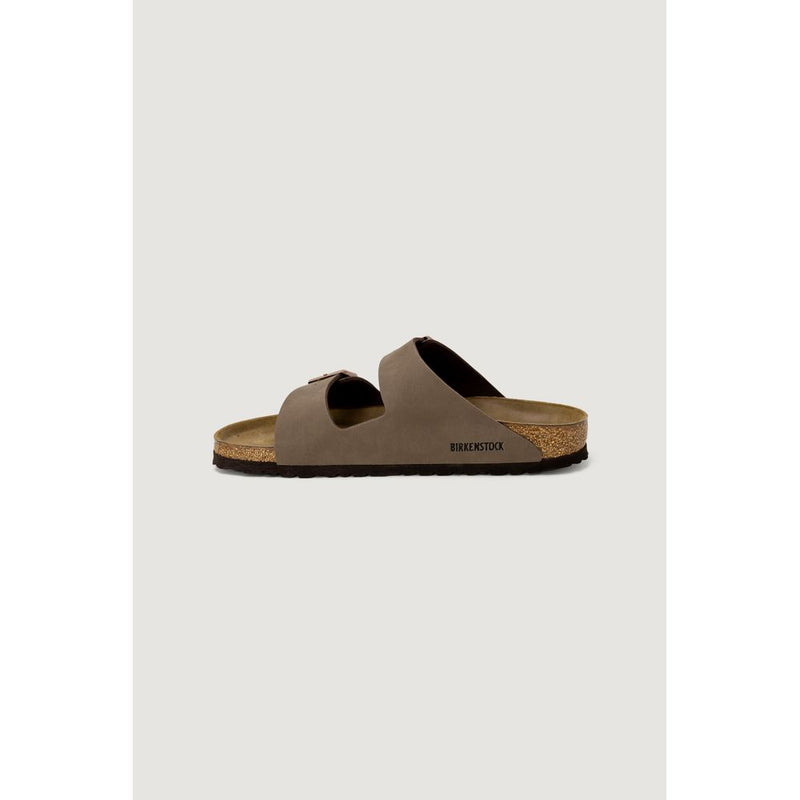 Birkenstock Brown Synthetic Flat Sandals