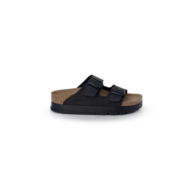 Birkenstock Black Synthetic Platform Sandals for Women