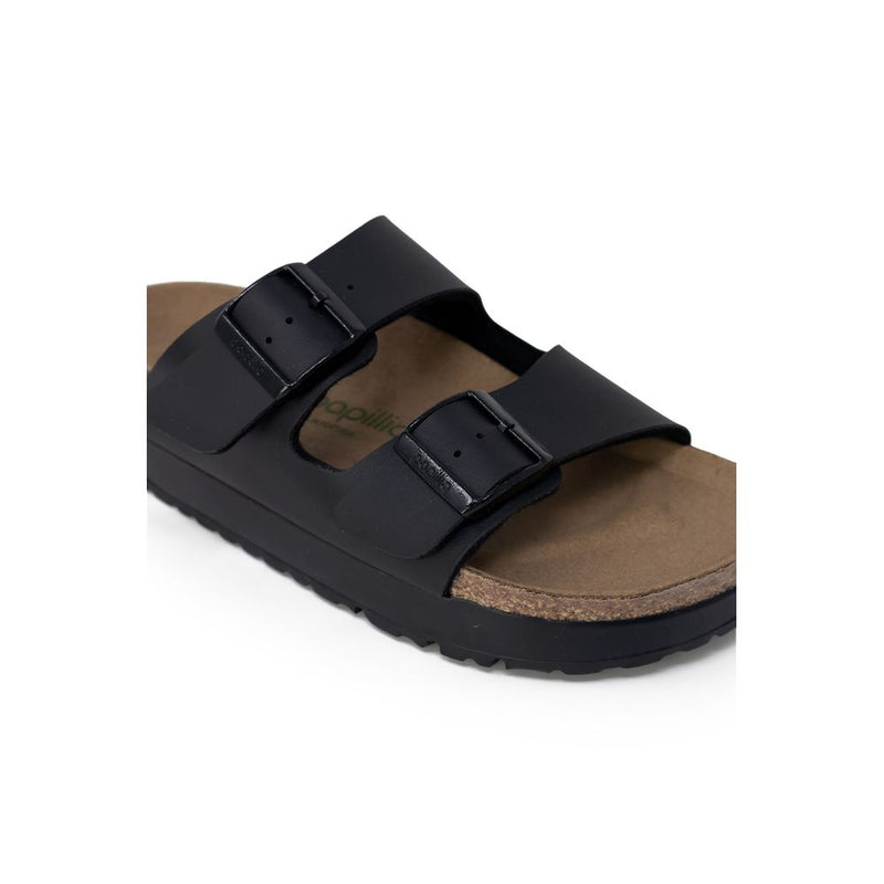 Birkenstock Black Synthetic Platform Sandals for Women