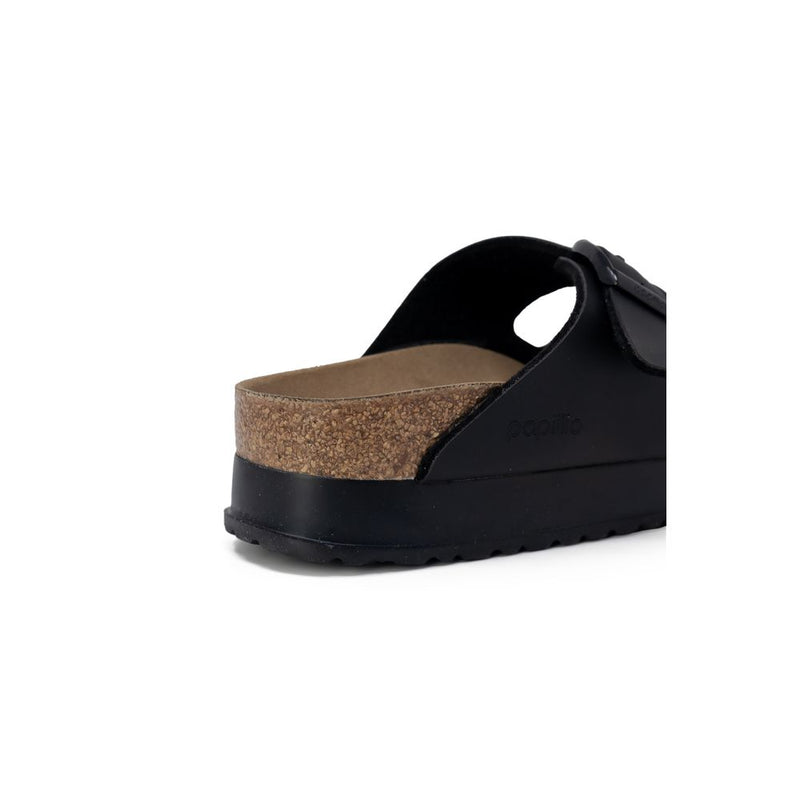 Birkenstock Black Synthetic Platform Sandals for Women