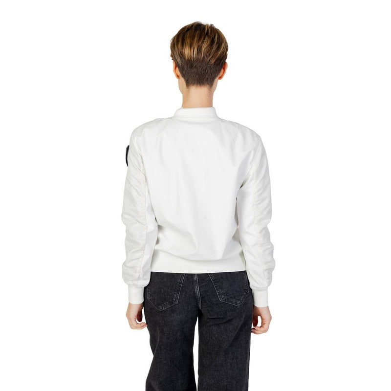 Blauer White Polyamide Bomber