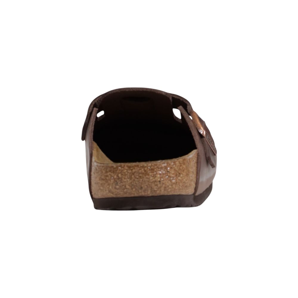 Birkenstock Boston Brown Leather Clogs for Men