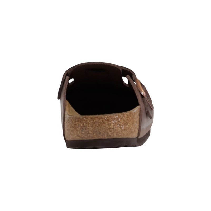 Birkenstock Boston Brown Leather Clogs for Men