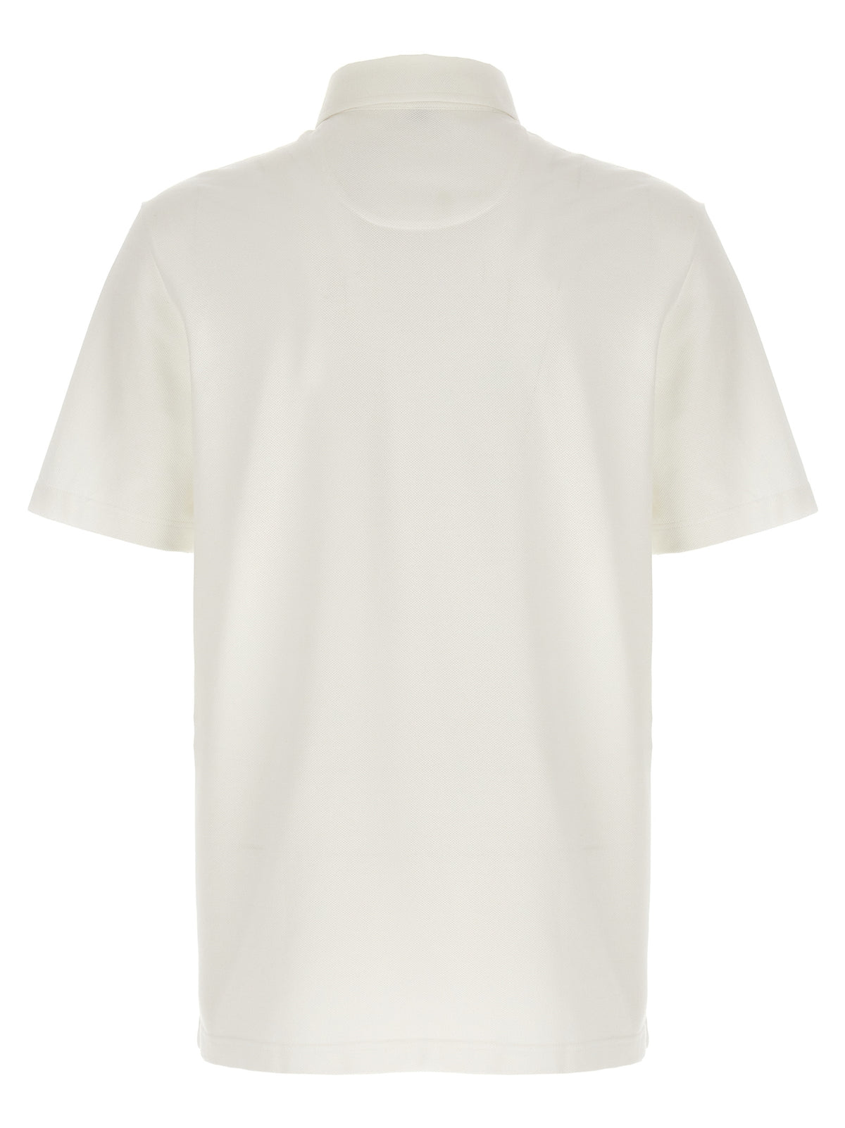 Brioni White Cotton Polo Shirt - Timeless Elegance for Men
