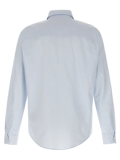 Ami Paris Blue Cotton Blouse
