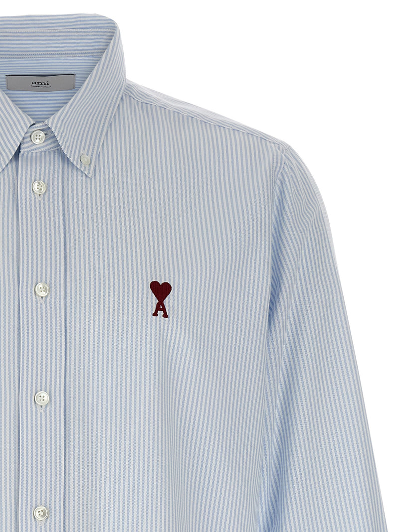 Ami Paris Blue Cotton Blouse - Stylish and Comfortable