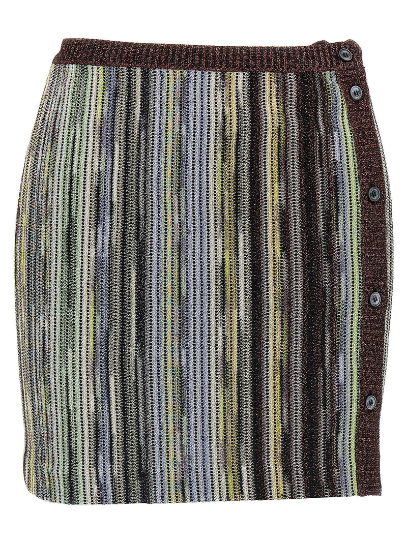 Missoni Multicolor Viscose Long Skirt