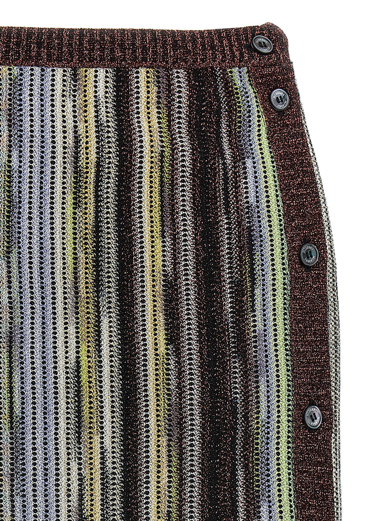 Missoni Multicolor Viscose Long Skirt