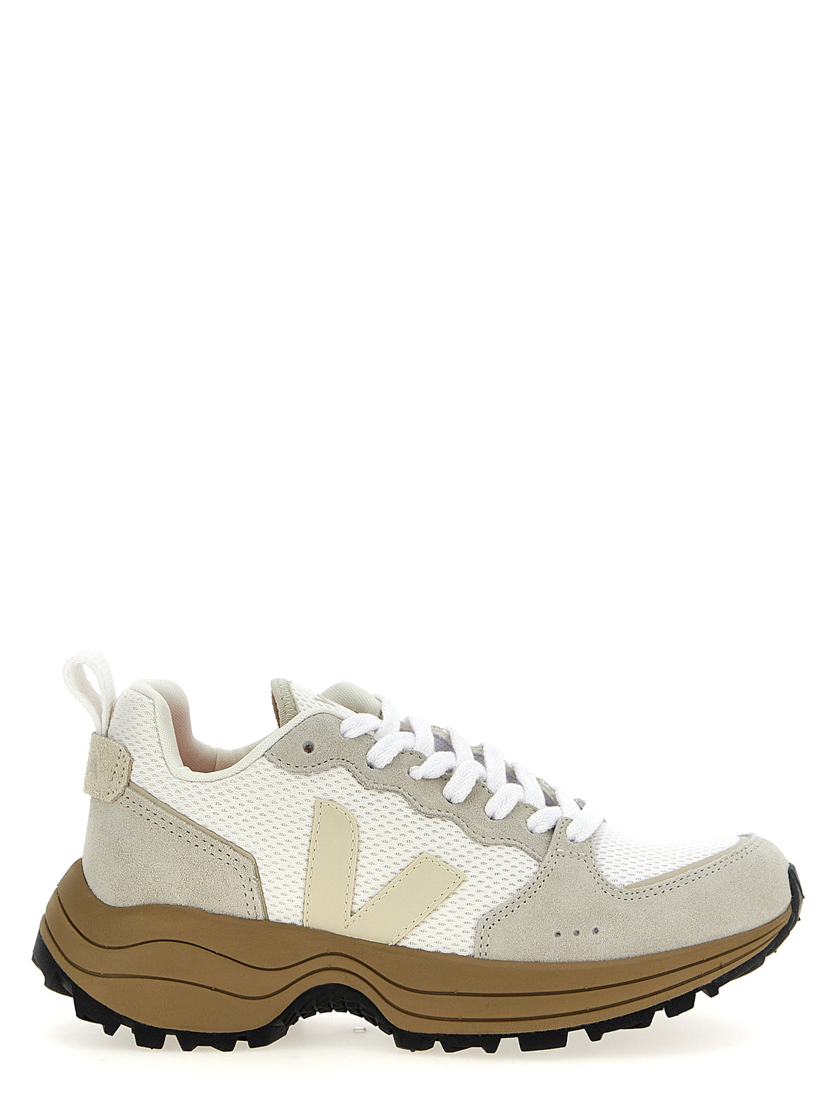 Baskets athlétiques Veja Beige en polyester recyclé