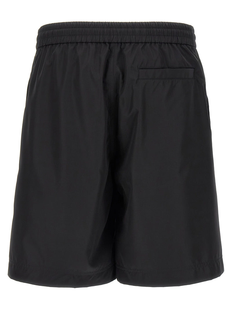 Givenchy Black Polyester Bermuda Shorts for Men
