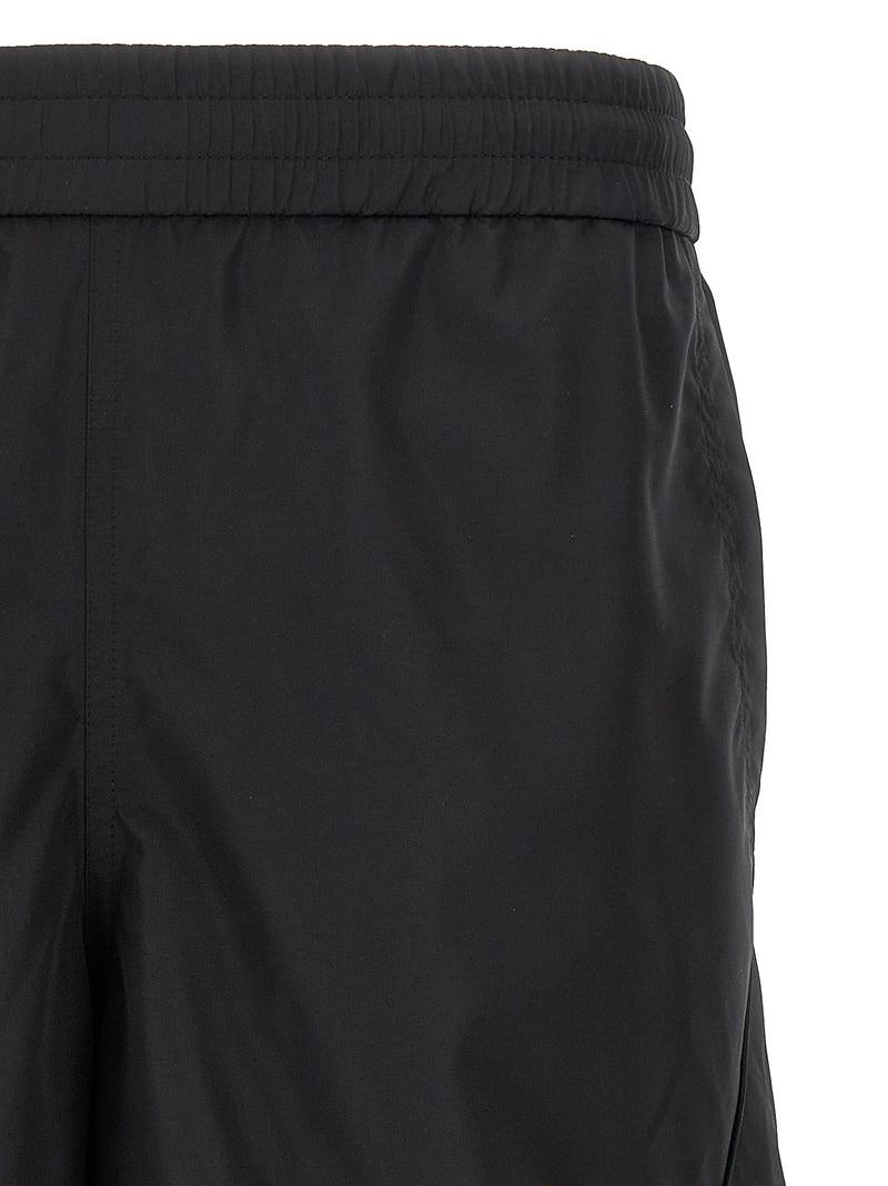 Givenchy Black Polyester Bermuda Shorts for Men