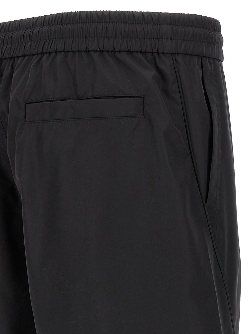 Givenchy Black Polyester Bermuda Shorts for Men